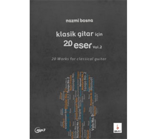 Klasik Gtar için 20 Eser-Vo.2 +MP3