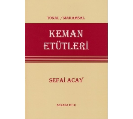 Keman Etütleri Tonal/Makamsal